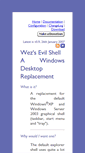 Mobile Screenshot of evildesk.wezfurlong.org